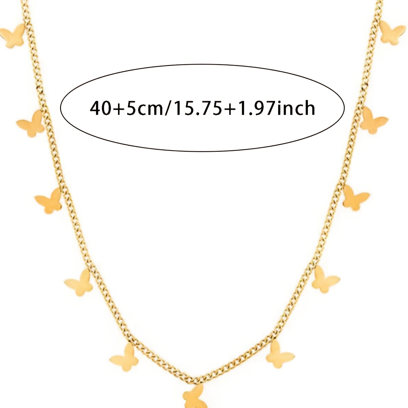 Women's Exquisite Butterfly Tassel Pendant Necklace